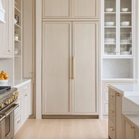 A beautiful modern light and bright open kitchen.