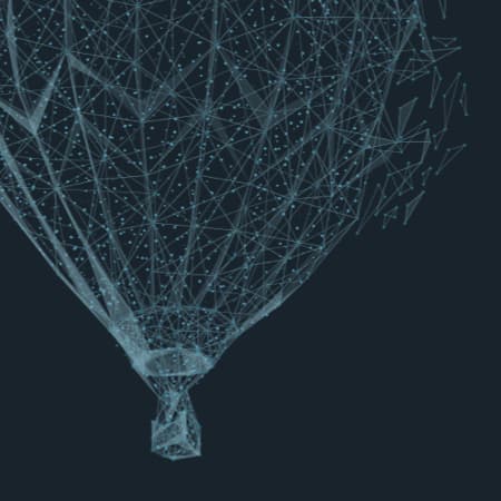 An illustration of a hot air balloon.