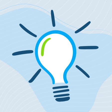 An illustration of a light bulb.